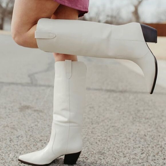 ANTHROPOLOGIE MATISSE STELLA KNEE HIGH WESTERN BOOTS - Picture 1 of 7
